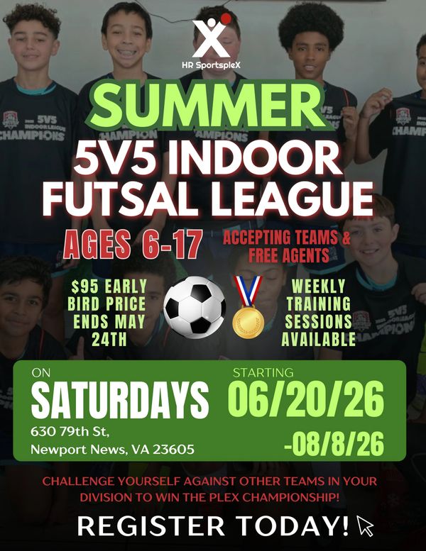 Indoor Soccer Leagues at HR SportspleX